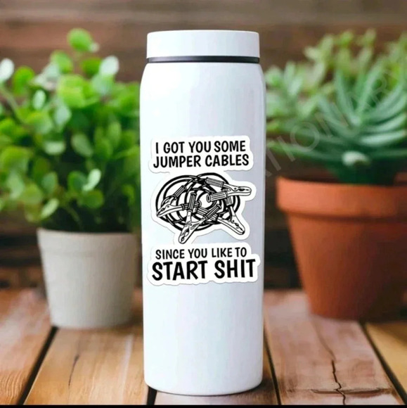 Sticker for cup car jeep bike electronic decor decal mens womens mechanics - Picture 3 of 8